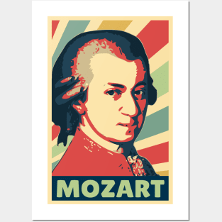 Mozart Vintage Colors Posters and Art